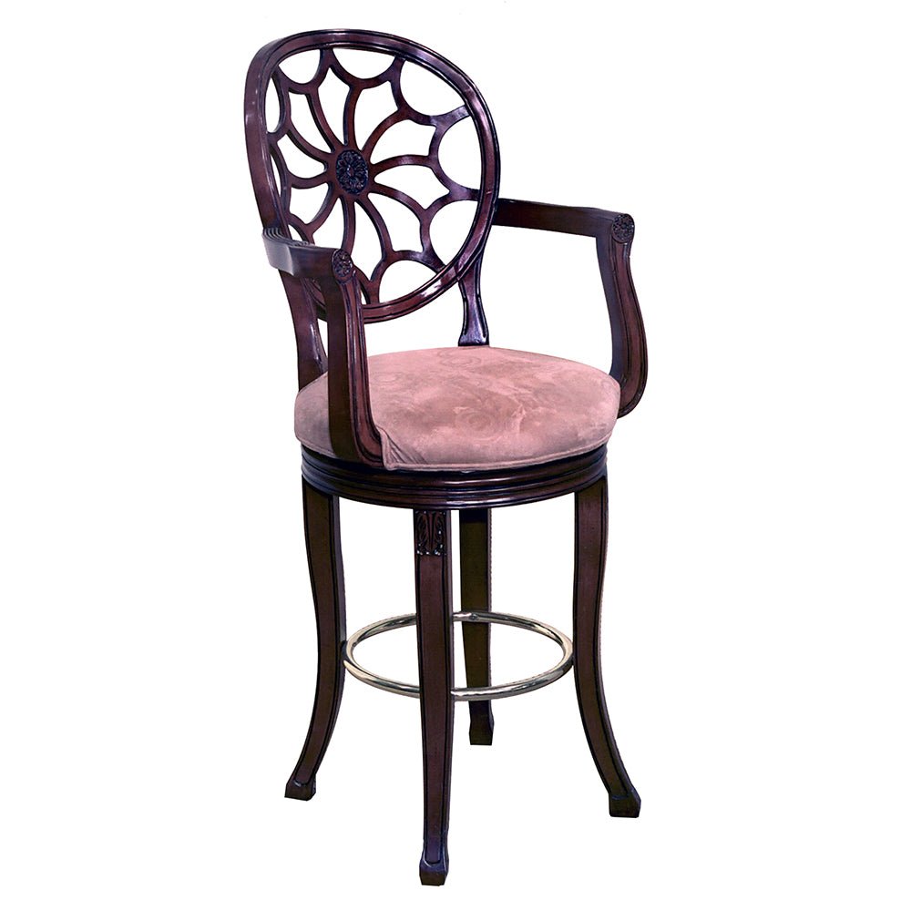 Louis XI French Spider Swivel Barstool Transitional_B100BA_1