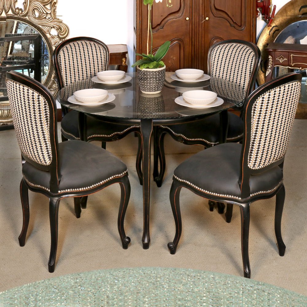 Louis XV 5 - Piece Dancing Lady Dining Set_S739SET1-1