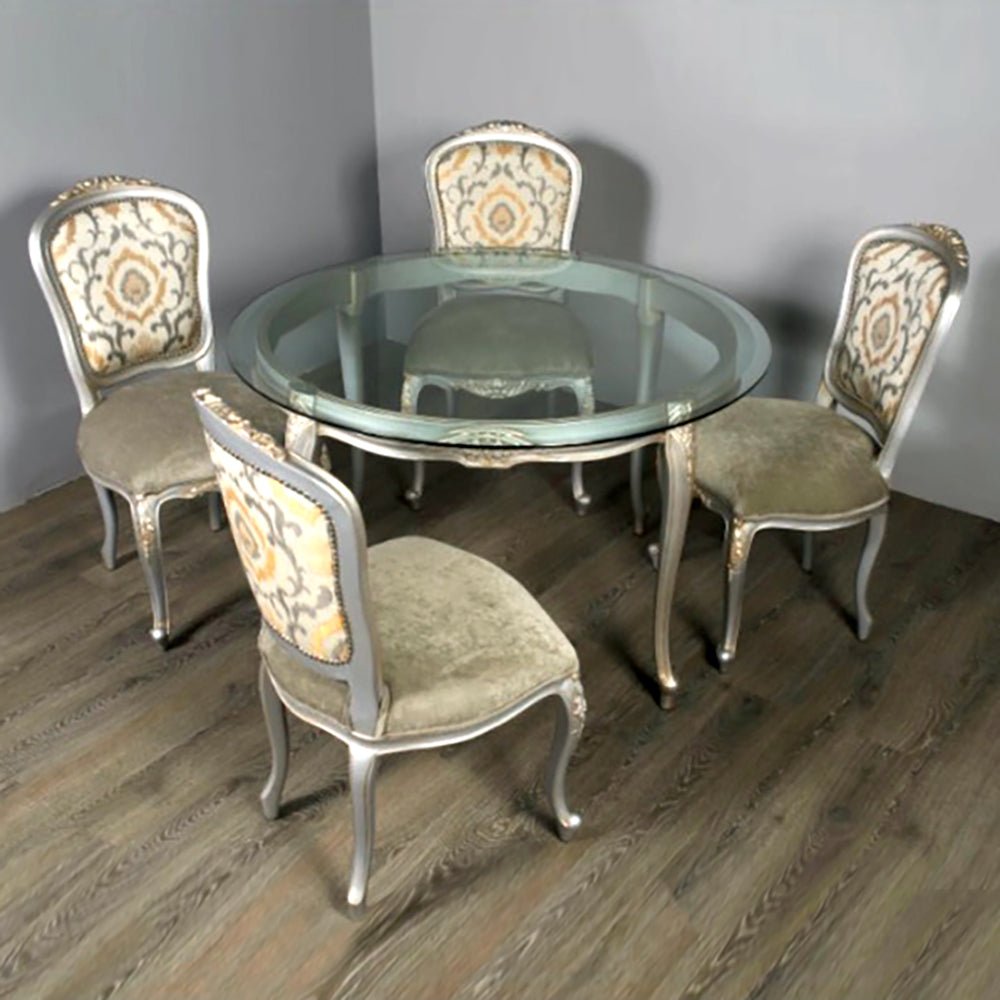 Louis XV 5 - Piece Dancing Lady Dining Set_S739SET1-2