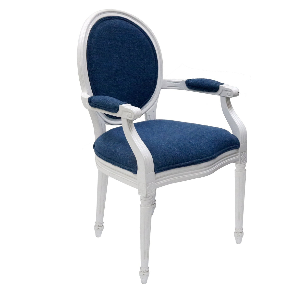 Louis XVI Accent Arm Dining Chair_S799A-14