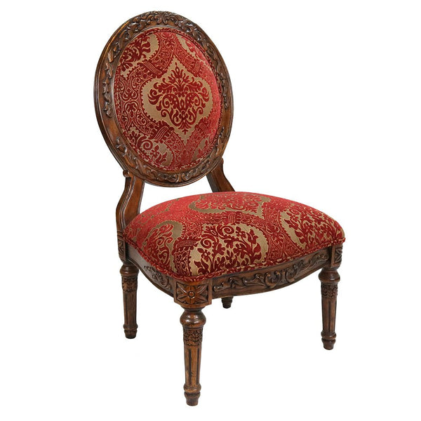 Louis XVI Acanthus-Carved Oval-Back Dining Chair
