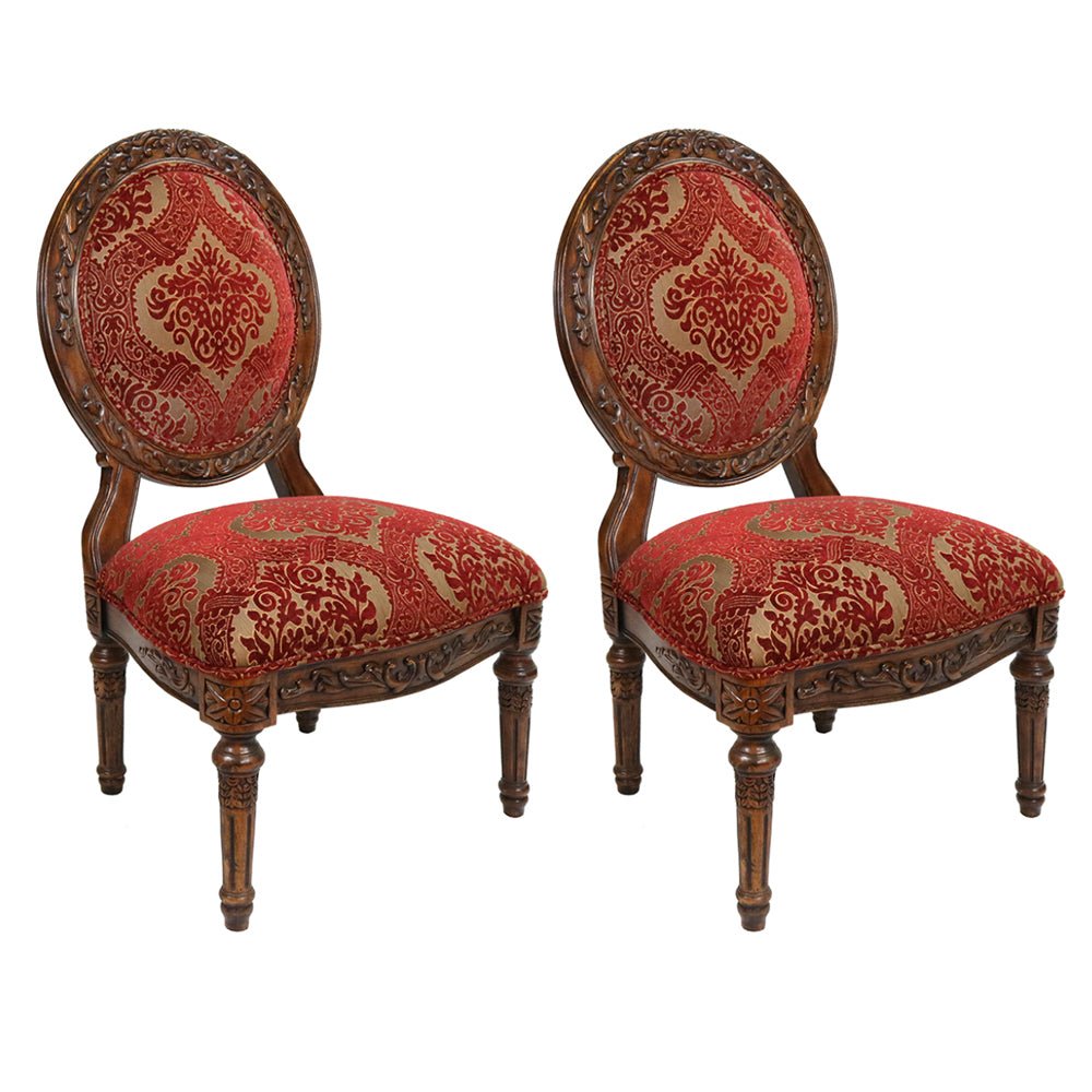 Louis XVI Carved Oval Back Dining Chair_S749S-D-1