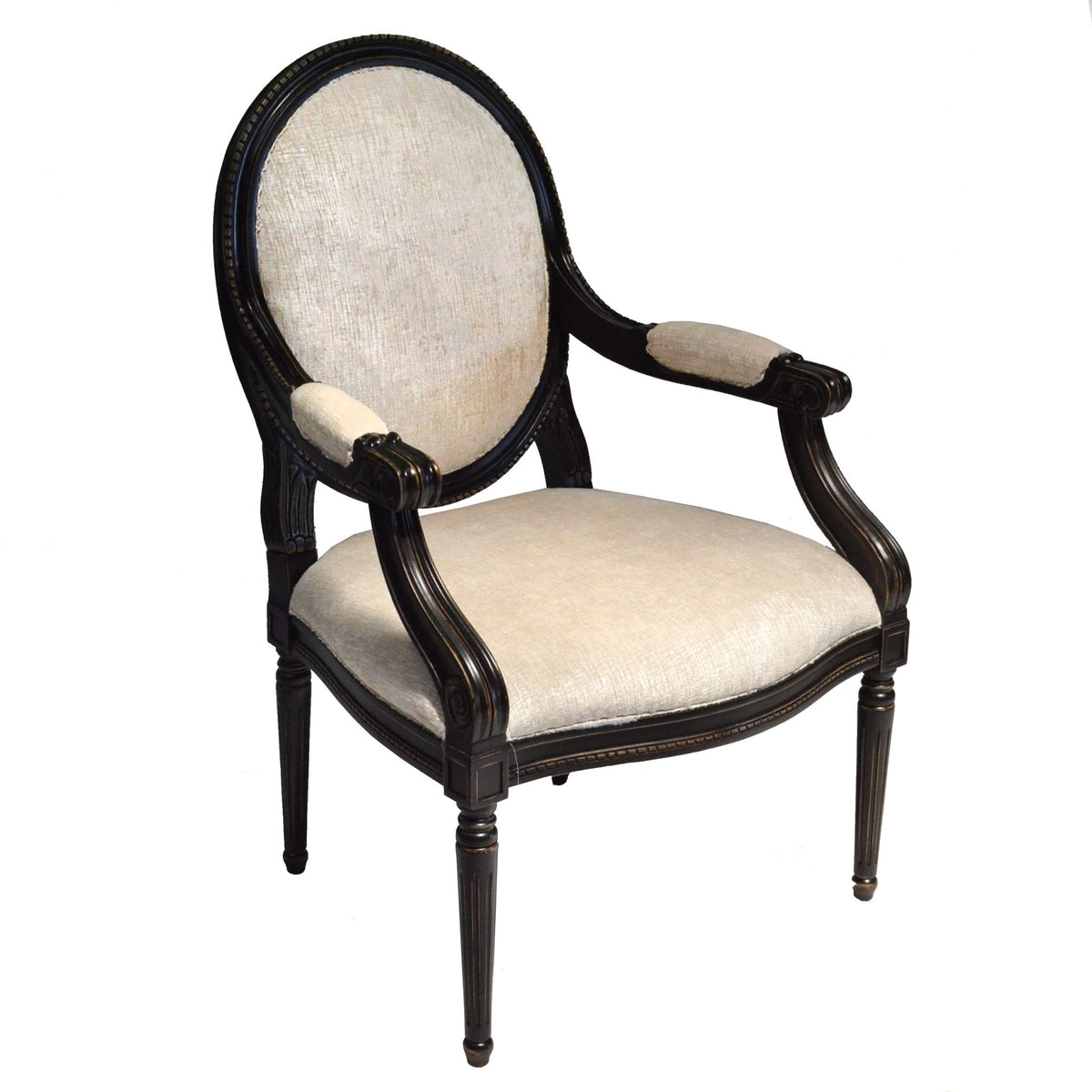 Louis XVI Oval Back Italian Arm Chair_S427A-1_1