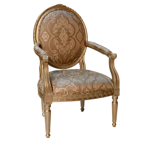 Louis XVI Oval Back Arm Chair