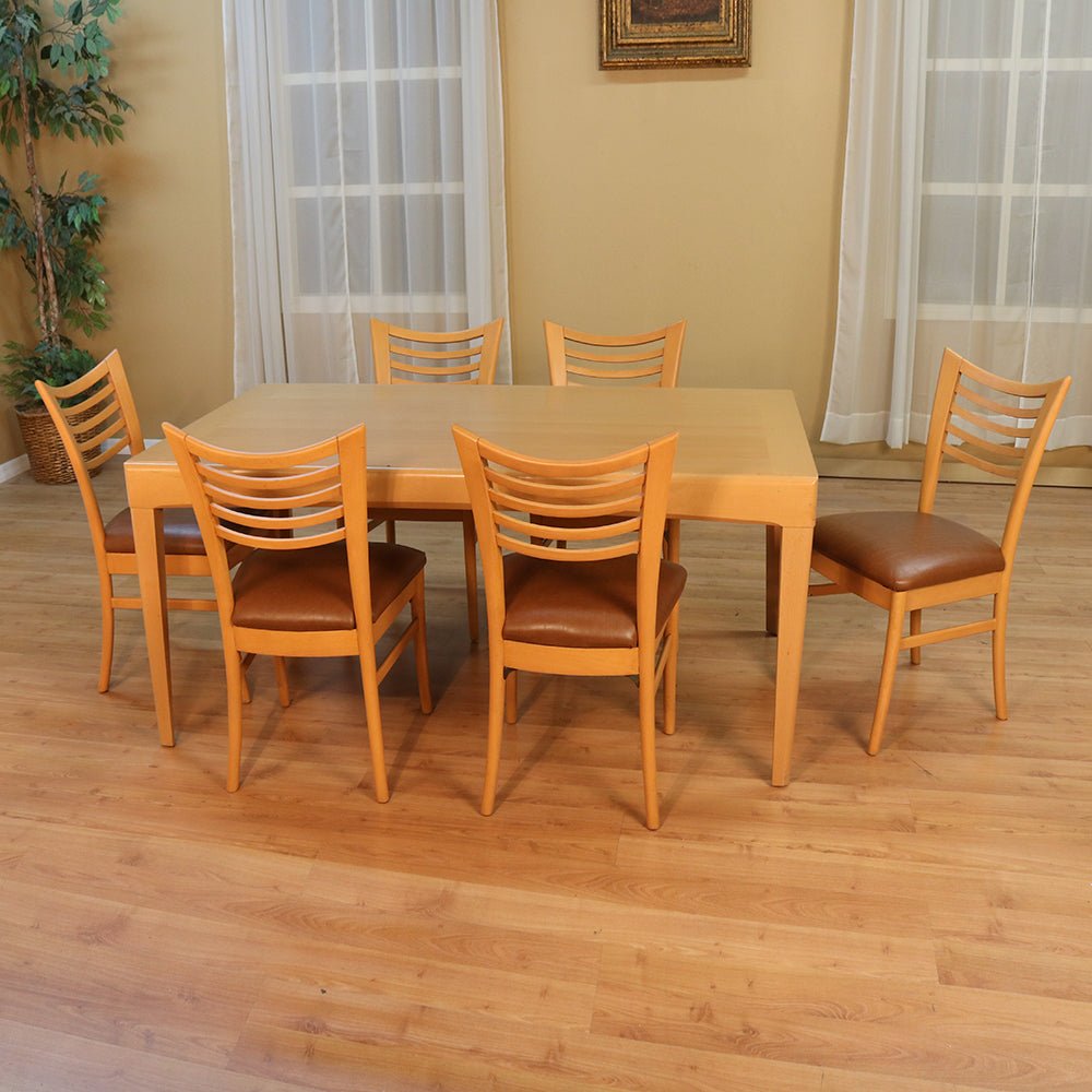 Modern Italian Expandable 7 - Piece Dining Set_S911Set-1
