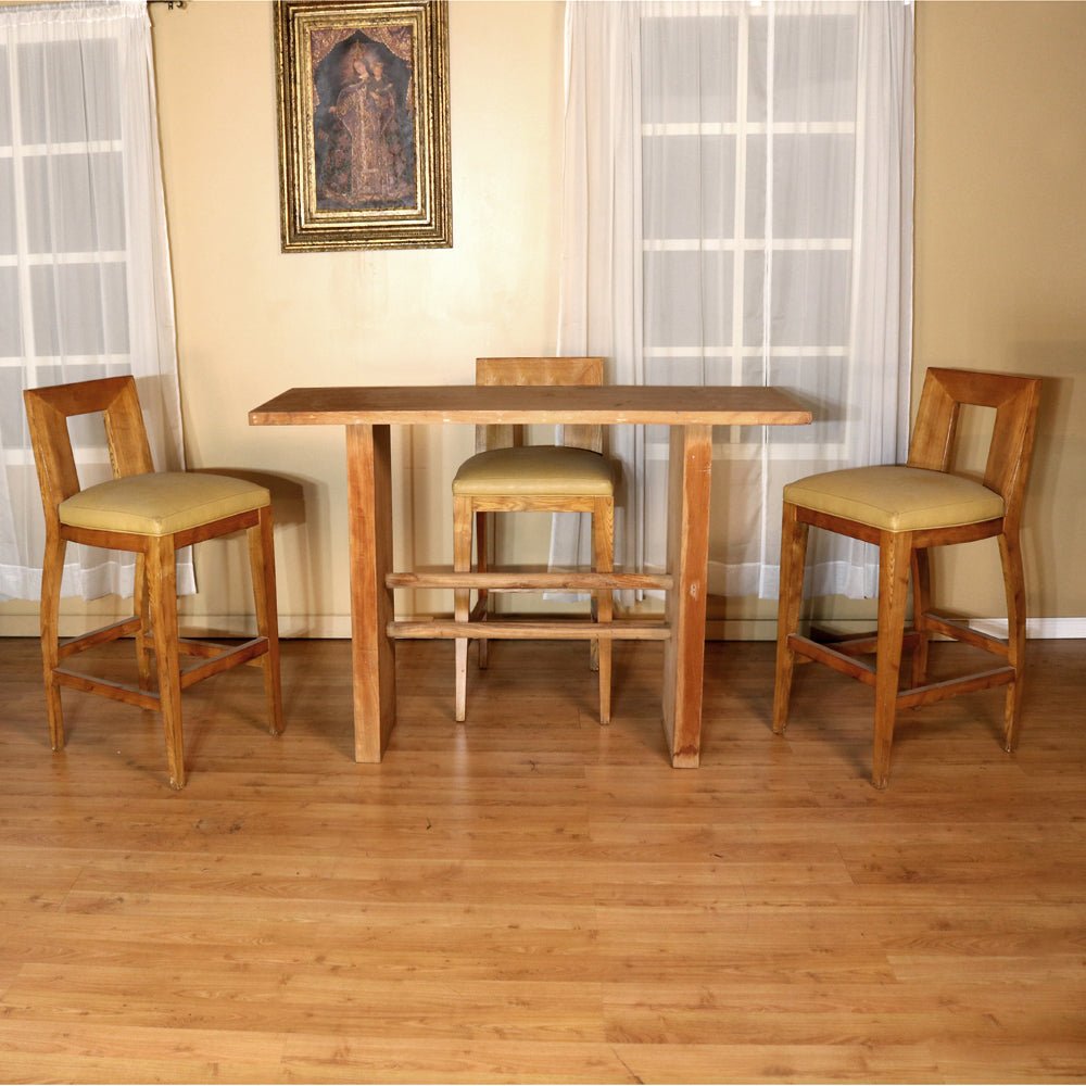 Modern Solid Wood Designer Barstool Set_S559SET-5_5