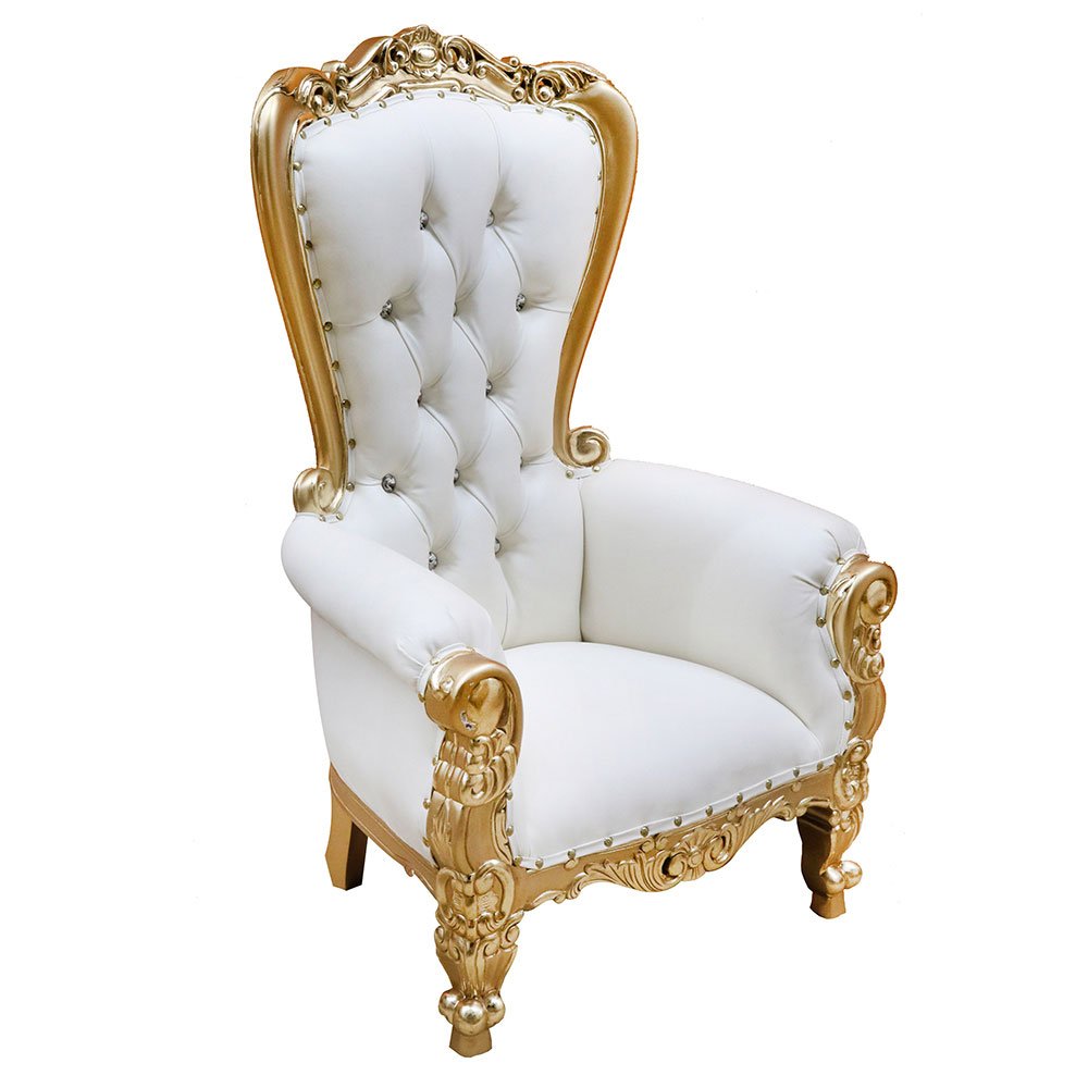 Queen's Junior Baroque Throne Lounge Chair_S237LC-7