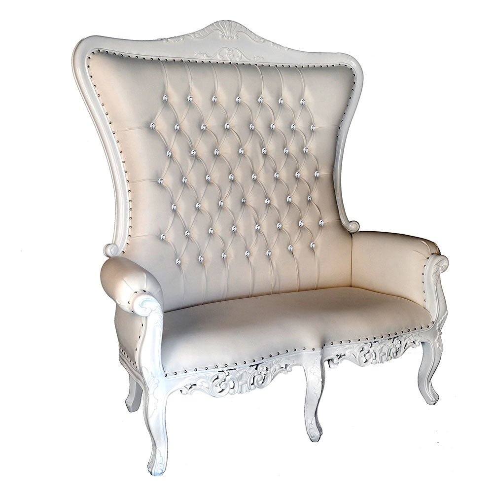 Settee Tufted High - End Throne Loveseat_S237L-2_2
