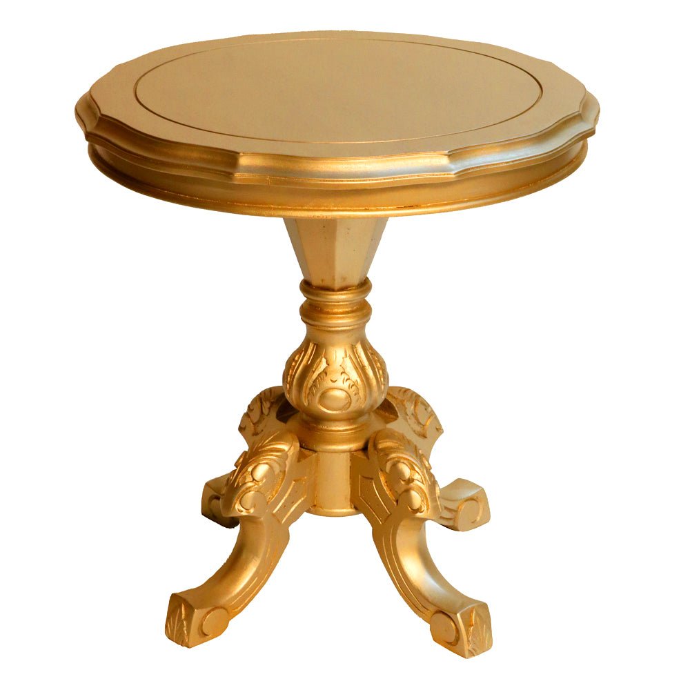 Victorian Pedestal Table Solid Wood Top Furniture_S871AT-2