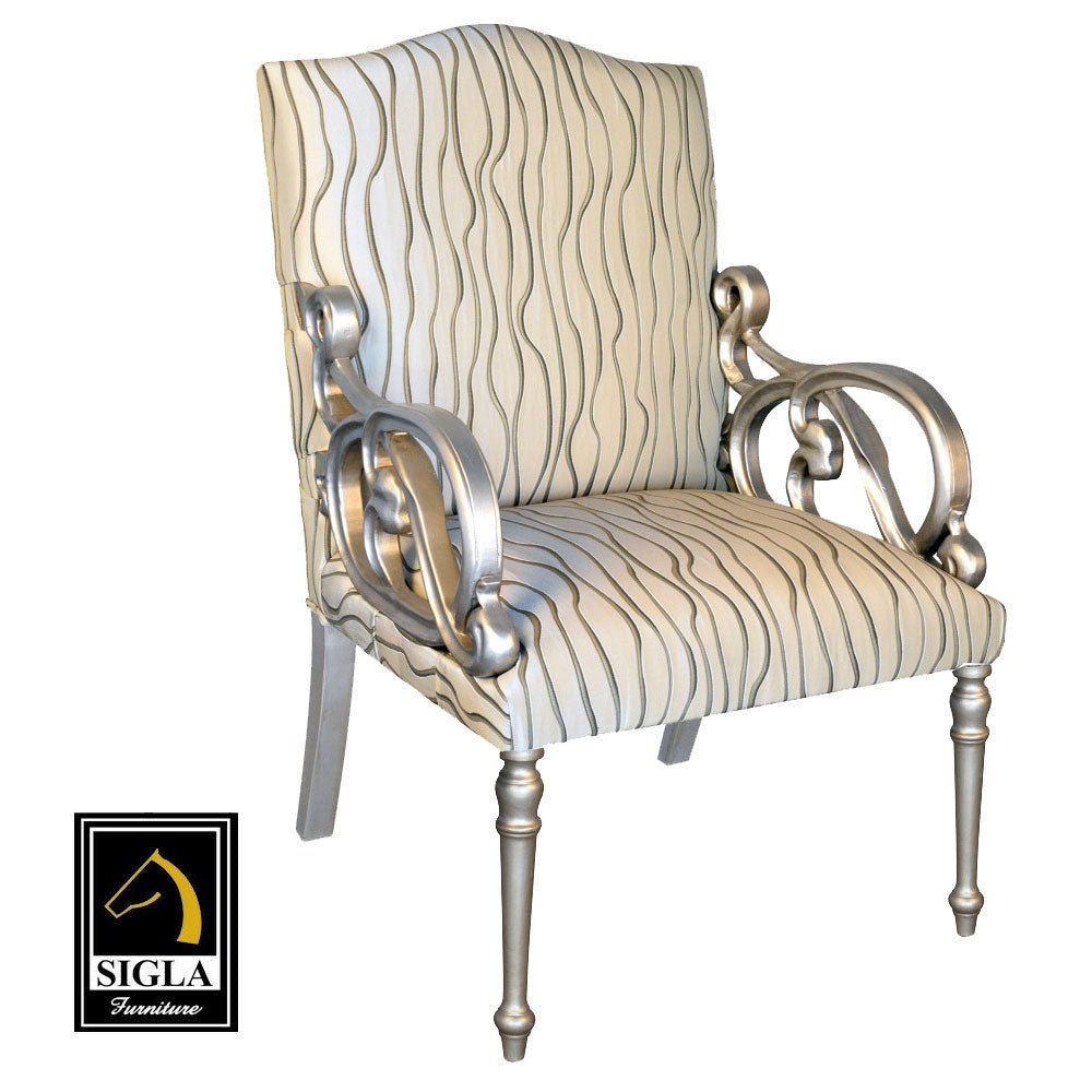 Zoya Transitional Italin Arm Chair Furniture_S067A-1_1